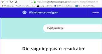 Kommuner er langt fra målsætning om plejehjemslæger