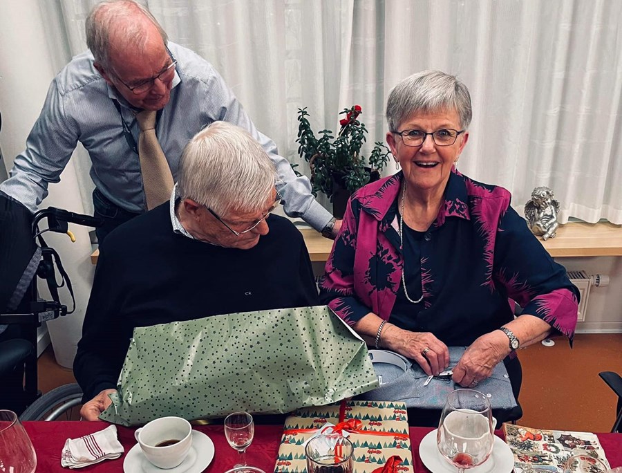 Eva og Jo til julearrangement på Sct. Kjeldsgården