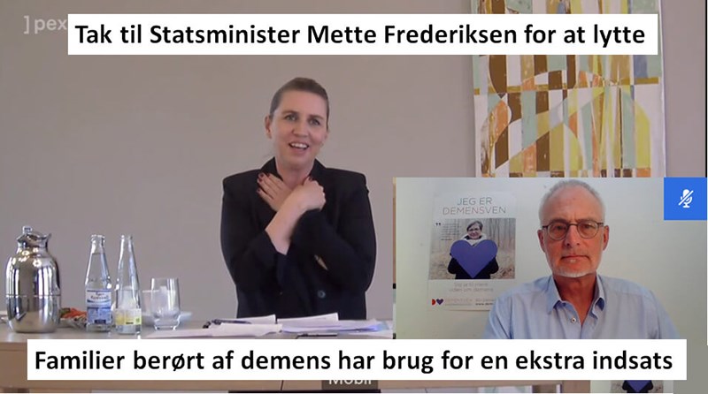 familier med demens har brug for indsats