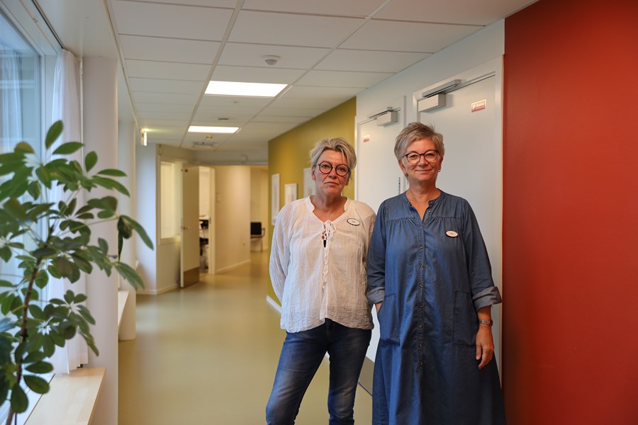 Iben Juul Nielsen og Pia Østergaard på Sct. Kjeldsgården