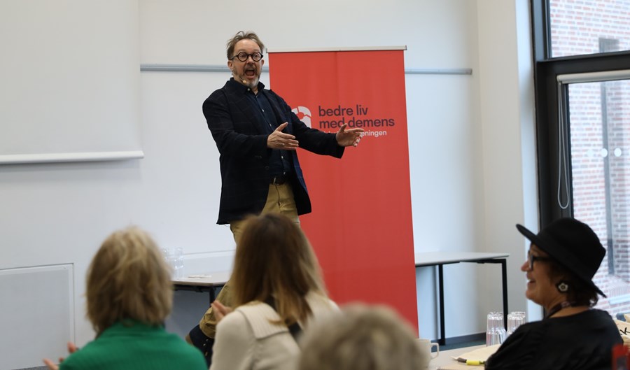 Rune Green stod for dagens - måske - sjoveste seminar om humor